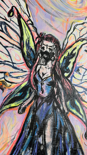 Vortex Fairy Painting Handmade