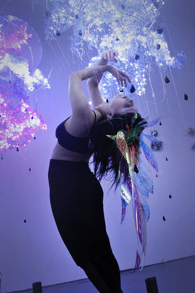 Copy of Hand Cut Radiant Fae Headdress