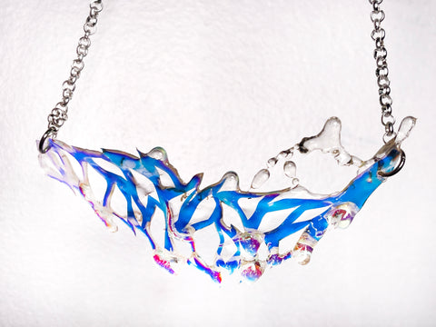 Hologram Angel Resin Necklace