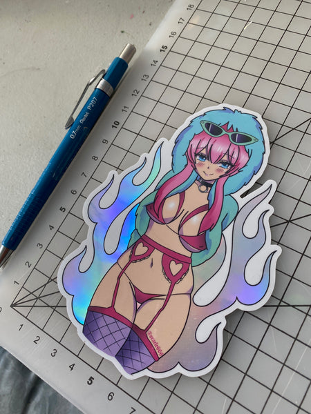 The Oracle Holographic Anime Sticker Pack